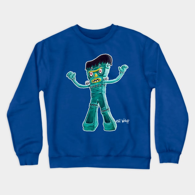 Franken Gumby Crewneck Sweatshirt by eliwolff